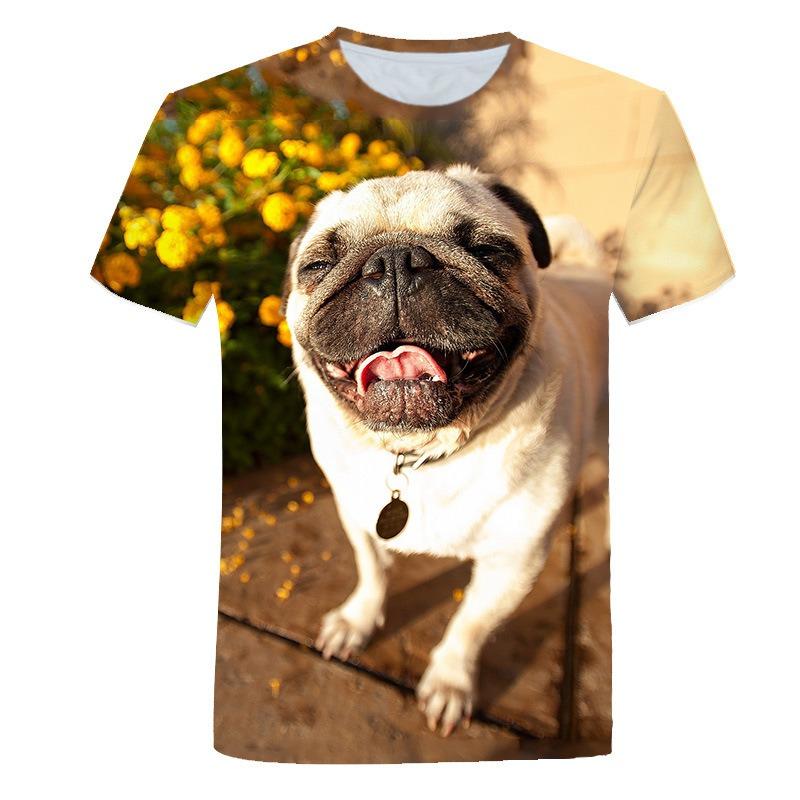 Летняя мужская футболка с милым принтом в виде мешочка 3D — фото 3