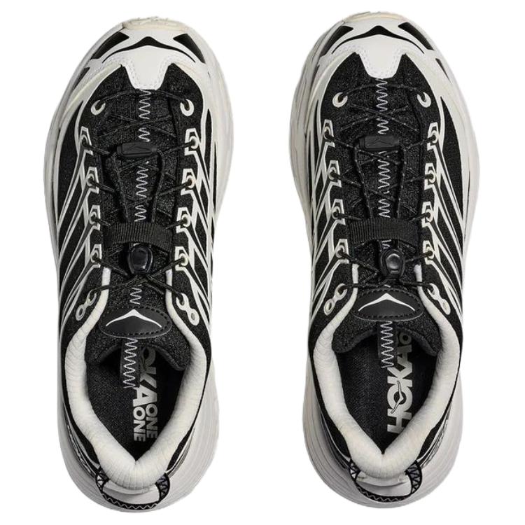 HOKA One One Mafate Three 2 Fashionable Comfortable Running Shoes Unisex Sneakers Black White 1141572-FLCK