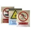 Rainproof & Sunproof Stainless Steel Safety Sign: Danger of High Voltage & Electric Shock - Do Not Cross or Climb