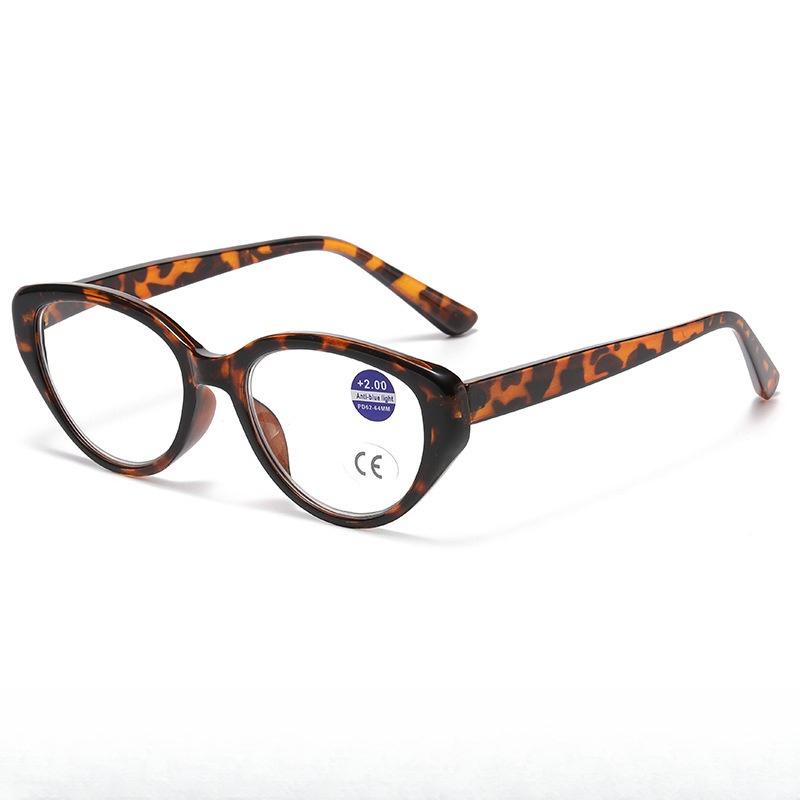 Retro Cat Eye Reading Glasses Unisex Hd Clear Lens Blue Light Blocking Leisure Fashion Eye Protection Eyeglasses 0 To +4.0
