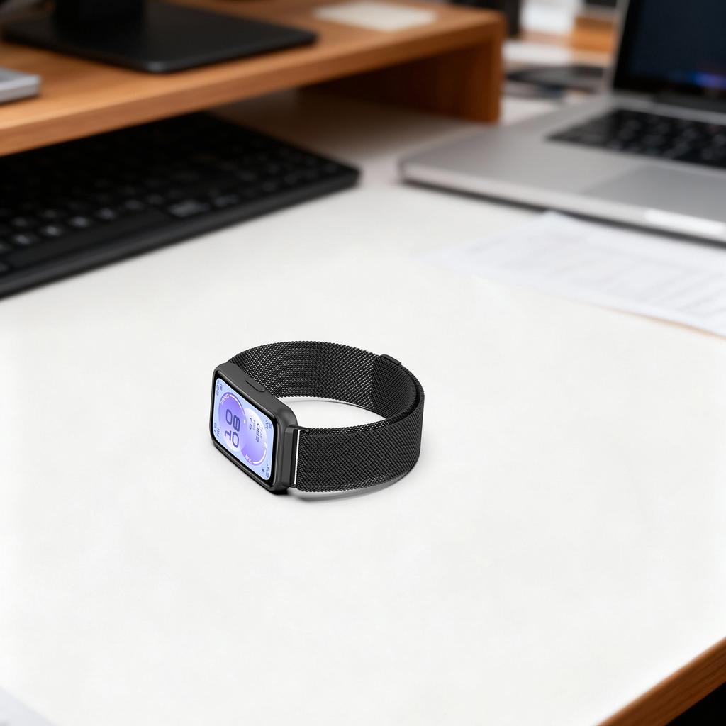 Pasek Mediolański Magnetyczny do Smartwatcha Huawei Band 11/11Pro Bransoleta Metalowa Ze Stali Nierdzewnej Pasek do Huawei Band 8/9/10