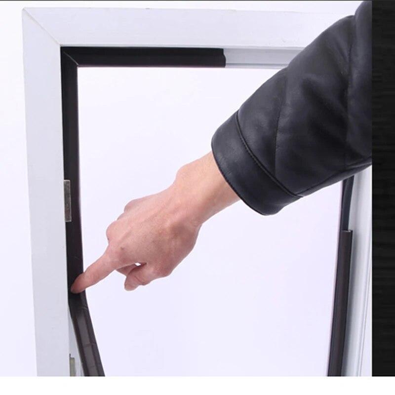1 Piece Plastic Steel Aluminum Alloy Casement Window Self-Adhesive Sealing Strip Sound Proofing Windows Aluminum Doors Handwork