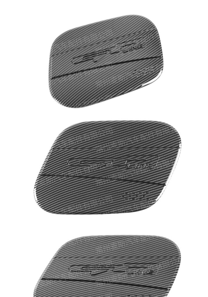 Fits 24-26 Kia Sportage: Carbon Fiber Fuel Tank Cap Cover for Car Modification