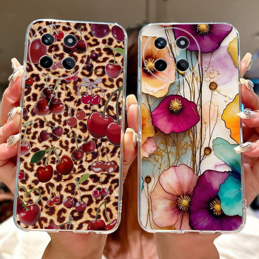 For Realme 11 4G Case Lovely Cartoon Painted Silicone Soft TPU Capa Fundas for Realme11 4G Funda Phone Coque 6.4''