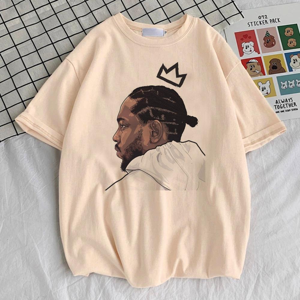 Kendrick Lamar Top T-Shirts Teenager koreanische Kleidung Ästhetik Harajuku Trendiges Streetwear-Shirt Grafik 2000er Frauen Hip Hop Gothic