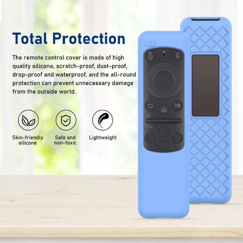 Protective Silicone Skin Case for BN59-01432A Remote Soft Silicone Case Anti-Slipping Box Controller Accessories