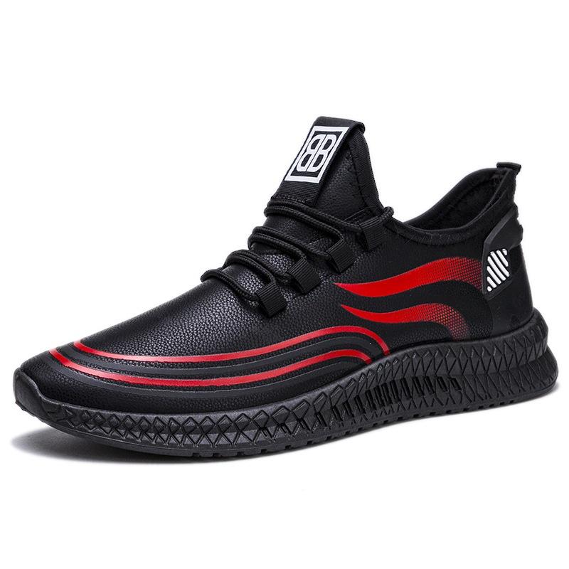 Hombres PU Zapatos deportivos de cuero Nuevas zapatillas para caminar  Zapatillas deportivas Zapatillas deportivas Zapatos impermeables comprar a  buen precio — entrega gratuita, reseñas reales con fotos — Joom