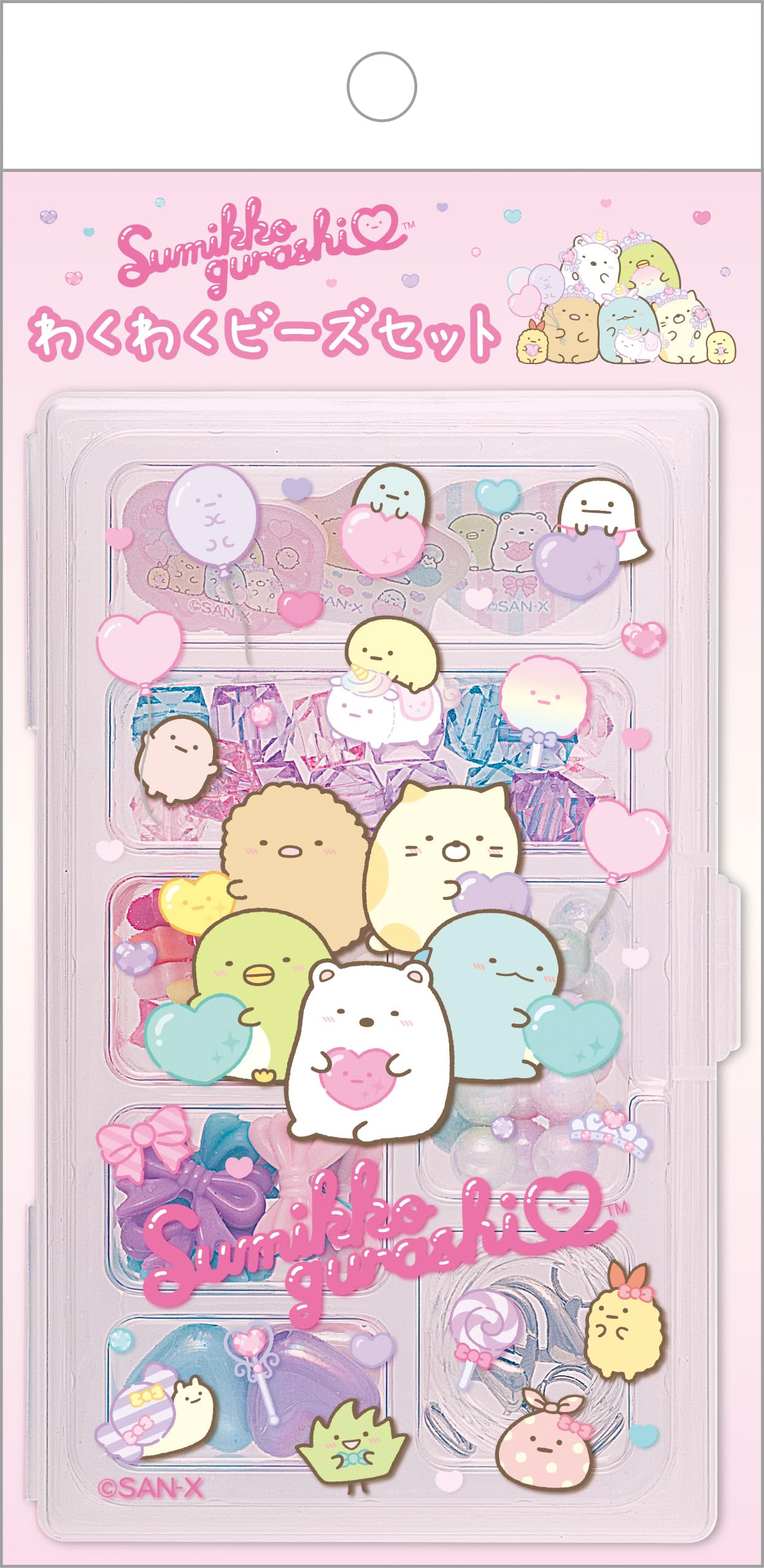 

AC10601 Sumikkogurashi Exciting Beads Set розовый