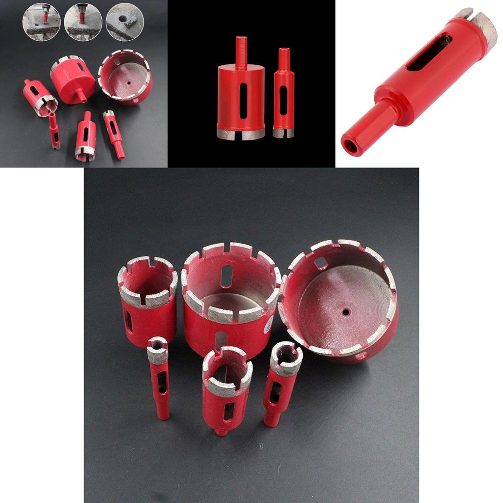 Brocas Diamantadas Soldadas a Vácuo Características Durabilidade de Longa Duração**