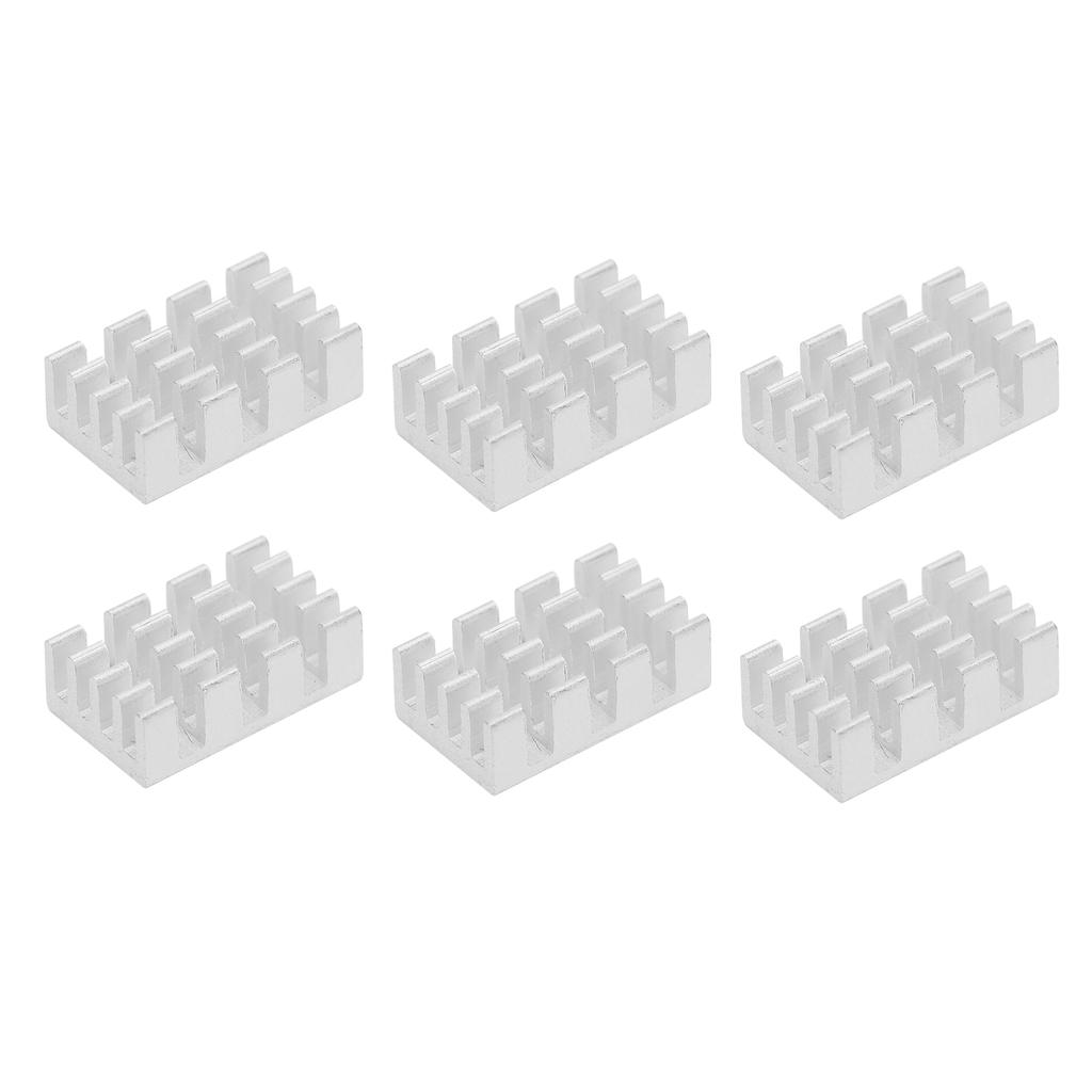 80 Stück Aluminium-Kühlkörper Modul Kühlradiatorplatine für elektronische Bauelemente Router