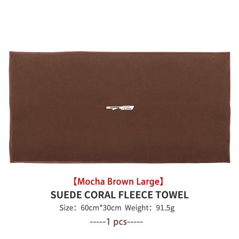 Car Microfiber Cleaning Towel Wipe Drying Cloth Clean Tools Auto Accessories For KIA Sportage Rio Ceed Niro Soul Stonic Picanto Kpaxs22