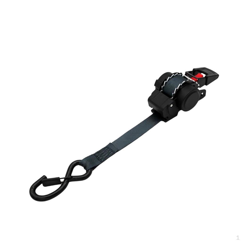 4 Pieces Heavy Duty Ratchet Fastening Tangling Retractable Strap Quick Release Mechanism