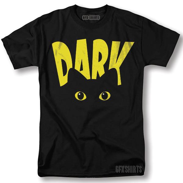 Funny Black Cat Shirt Classic Cute Gift Graphic Design Novelty T-Shirt M