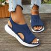 Women Summer Shoes New Mesh Fish Platform Sandals Women's Open Toe Wedge Sandals Ladies Light Casual Shoes Zapatos Mujer