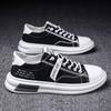 Canvas shoes men's 2025 summer men's shoes trend men's board shoes versatile casual shoes breathable deodorant ice silk cloth shoes