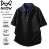 MIIOW Men's Short-Sleeve Polo T-shirt