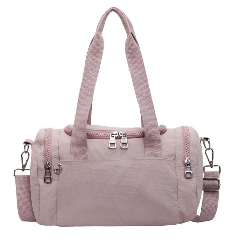 Waterproof Travel Bag Women's Shoulder Bag Solid Color Large Capacity Crossbody Bag