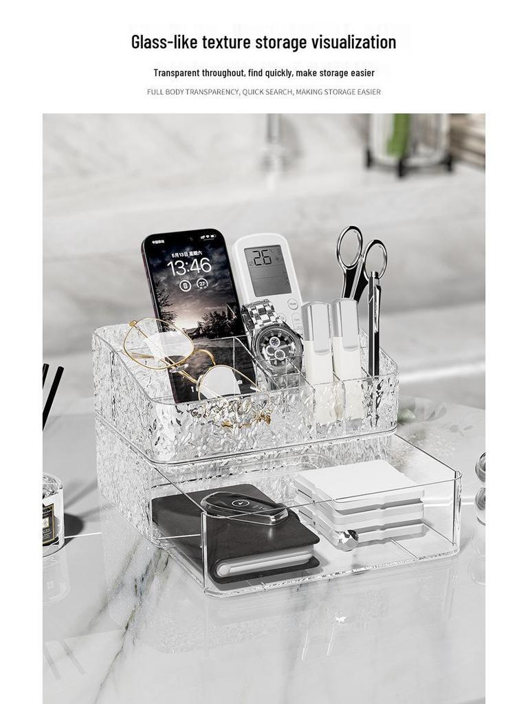 Luxury Desktop Cosmetic Storage Drawer - Makeup and Skincare Organizer