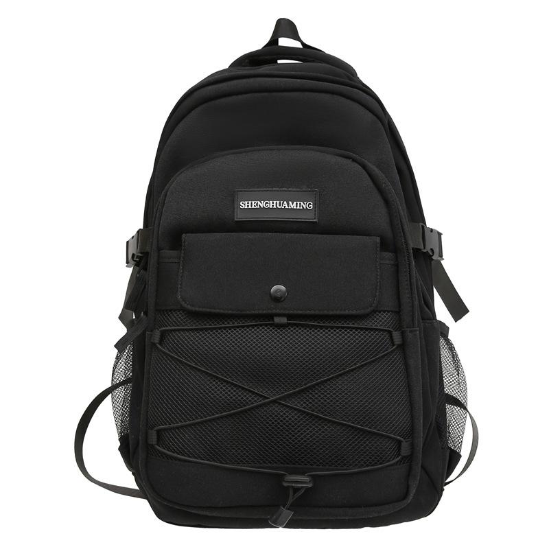 Студенческий школьный рюкзак с перекрестной веревкой — фото 13