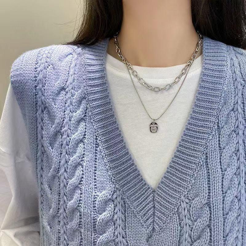 Sparkling Lovely~ Autumn Necklace Female Niche Design Temperament Gift Necklace for Girlfriend