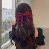 Hairpin Smooth Satin Hand-Sewn Three-Dimensional Ribbon Large Bow Hair Clip Hair Styling Tool Hair Accessories