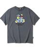 TRIPSHION Candy Rabbit Graphic T-Shirt - Gray