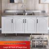 Economical Stainless Steel Kitchen Cabinet for Rental Homes