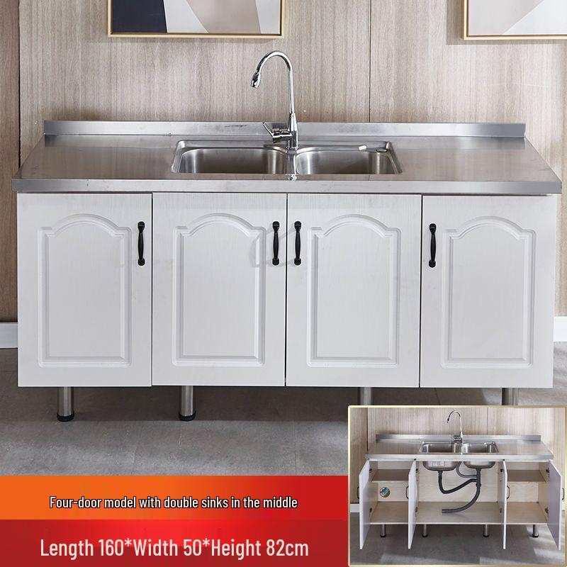 Economical Stainless Steel Kitchen Cabinet for Rental Homes