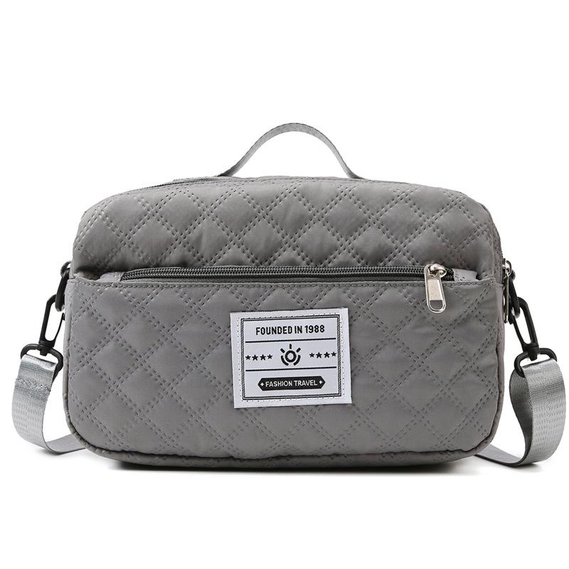 Korean Style Large Capacity Quilted Gym Bag - Yoga, Travel, Crossbody & Mother-Child Handbag