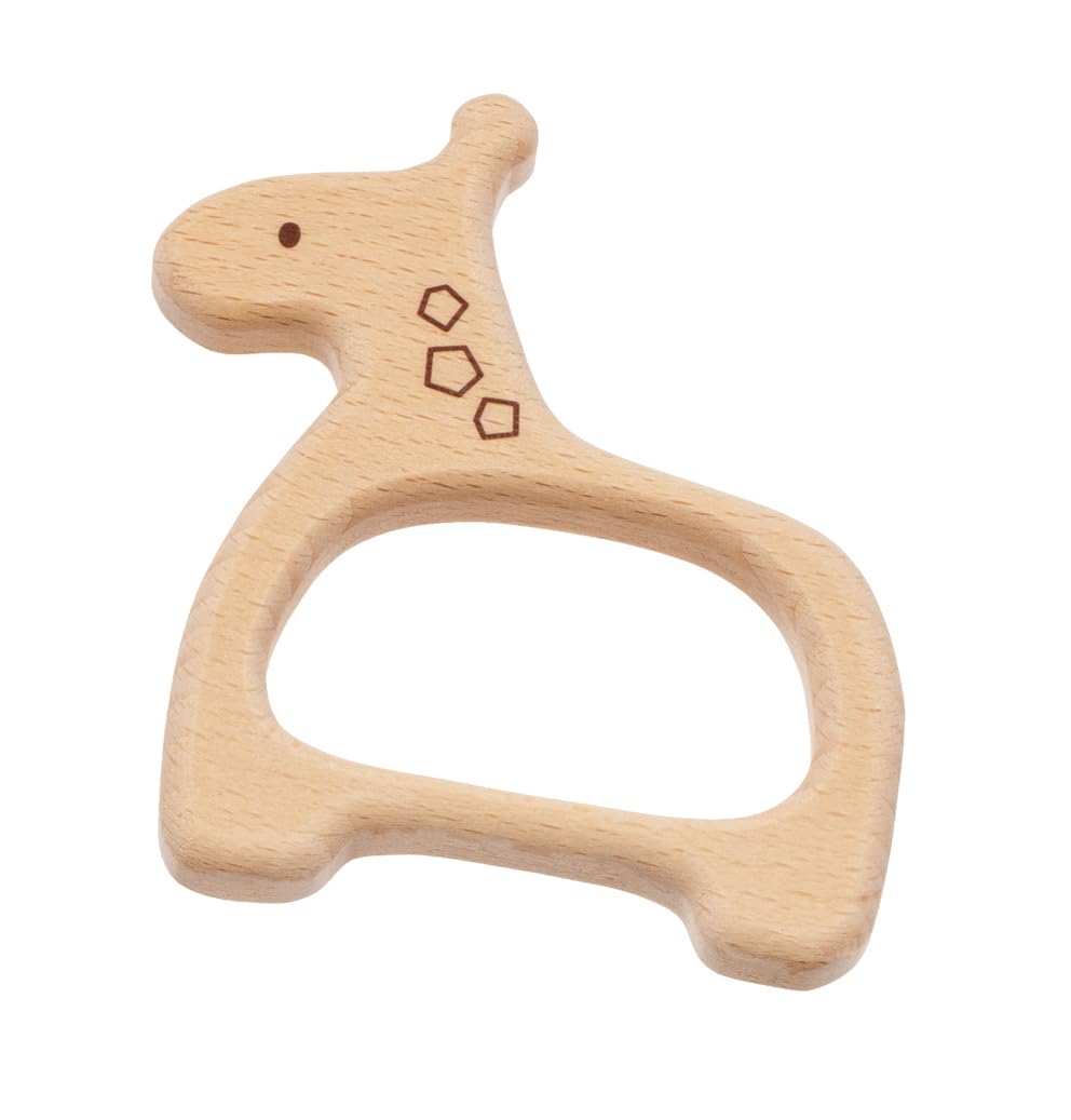 

Heiwa Kougyou MOCCO Forest Baby Toy Giraffe Toy Made of Wood Beech Wood