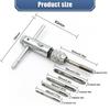 1SET/6pcs M3-M8 Tap wrench for adjustable ratchet hand, positive and reverse wrench for silk tapping hand manual tapping