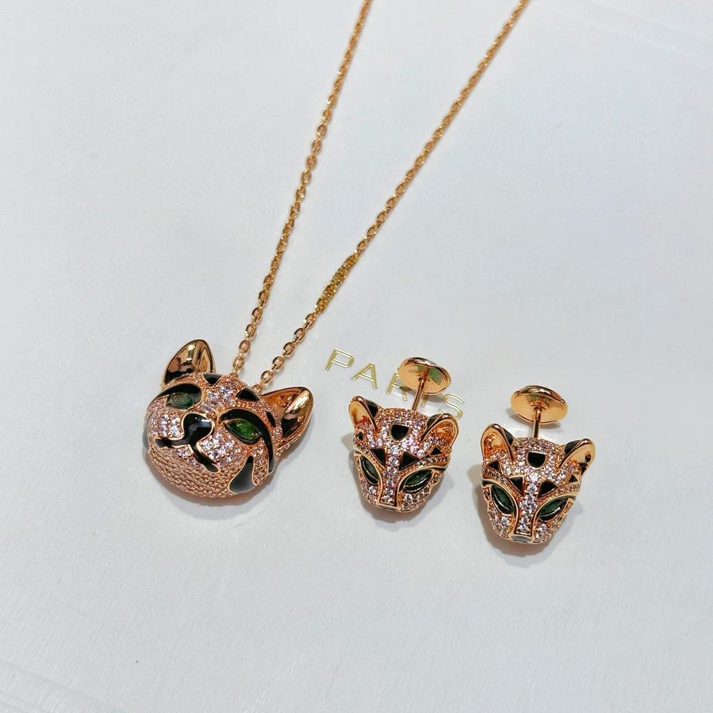 2024 Latest Hot Brand Vintage Women's Earrings Luxury Jewelry Set for Women Totoro Designer Necklaces Pure 925 Sliver Necklace