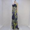 2025 Summer European & American Style Slim-Fit Printed Backless Tube Top Dress