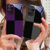 Black And White Grid For Samsung Galaxy Note 8 9 10 PRO 20 Ultra A01 02 03 Core 04E 4G 12 13 5G Tempering Glass Phone Case