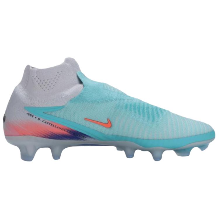 Nike United Phantom 6 High Elite Pistachio Frost/Hyper Orange Unisex Cleats Blue IB2468-300