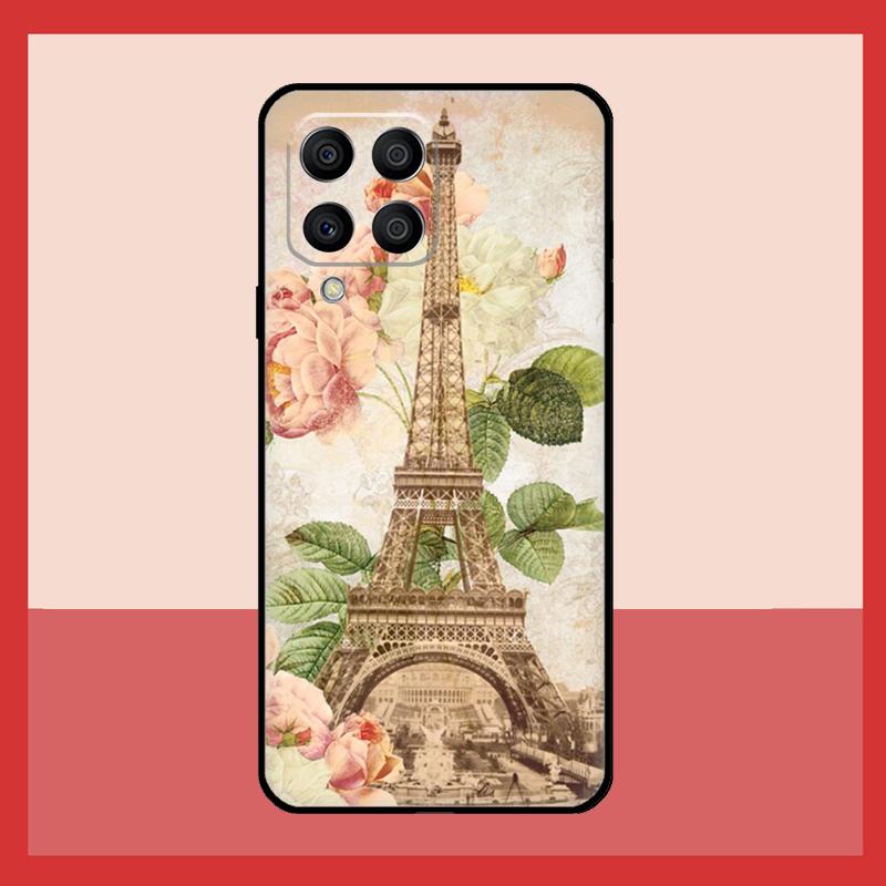 Paris Eiffel Tower Case For Samsung Galaxy M31 M21 M13 M33 M53 M15 M35 M55 M16 M36 M56 M12 M32 M52 M14 M34 M54