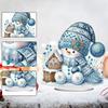 Kerst Diamant Schilderij Tafelblad Ornamenten Kit 5D DIY Diamant Kunst Tafelblad Decoraties voor Huis Kantoor Desktop Decor