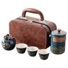 Portable Ceramic Kung Fu Travel Tea Set