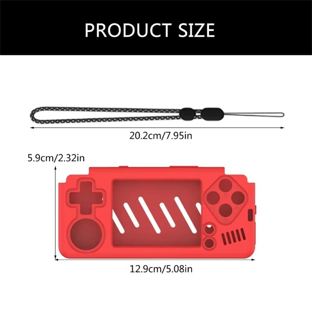 Silicone Protective Case with Wrist Strap for Miyoo A30 Handheld Console