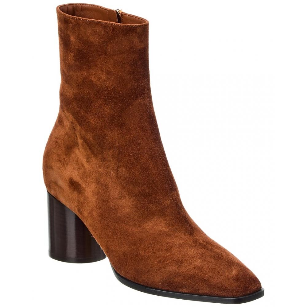 

Salvatore Ferragamo Ferragamo Pampero Suede Boot Brown US 7.5/Regular