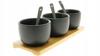 BOWLS CONTAINERS FOR SAUCE AND DIP 3 pcs SET