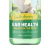 Limpiador de Oídos para Mascotas de 60 ml No Irritante Gatos Perros Líquido Limpiador de Oídos Suave para Oídos
