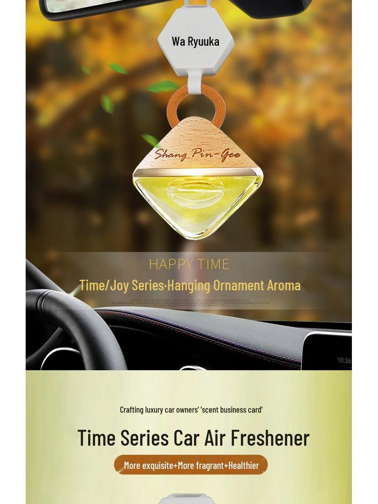 Wa Liu Xiang Car Air Freshener Pendant: Long-lasting Aromatic Fragrance and High-end Gift