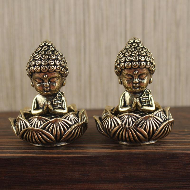 1pcs Pure Brass Mini Rudraksha Small Brass Crafts Ornaments Brass Car Keychain Jewelry Ornament Home Living Room Ornament Decoration Men's Keychain