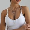 Multi Layer Pearl Tassel Brooch Necklace Multiple Functions Luxury Delicate Pin Pendant Necklace Jewelry Accessories
