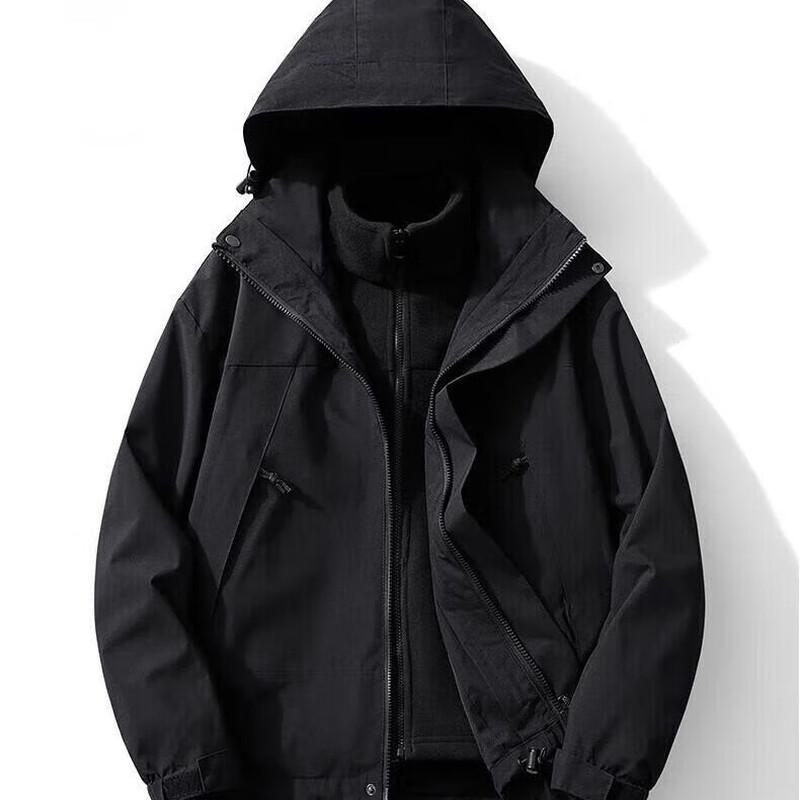 Unisex 3-in-1 Windproof Waterproof Jacket Set L