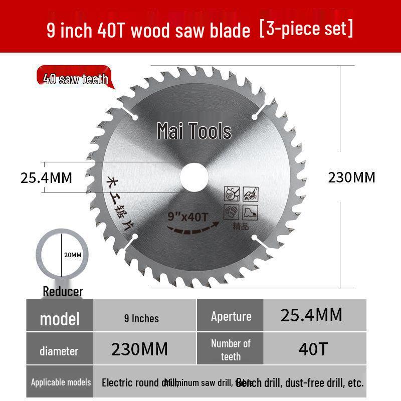 Eco-Friendly Lithium Electric Saw Blade with Special Alloy Teeth - High Hardness and Sharpness, 4-10 Teeth for Woodworking and Paint-Free Boards
