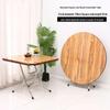 Compact Foldable Round Dining Table for 4 - Ideal for Small Apartments