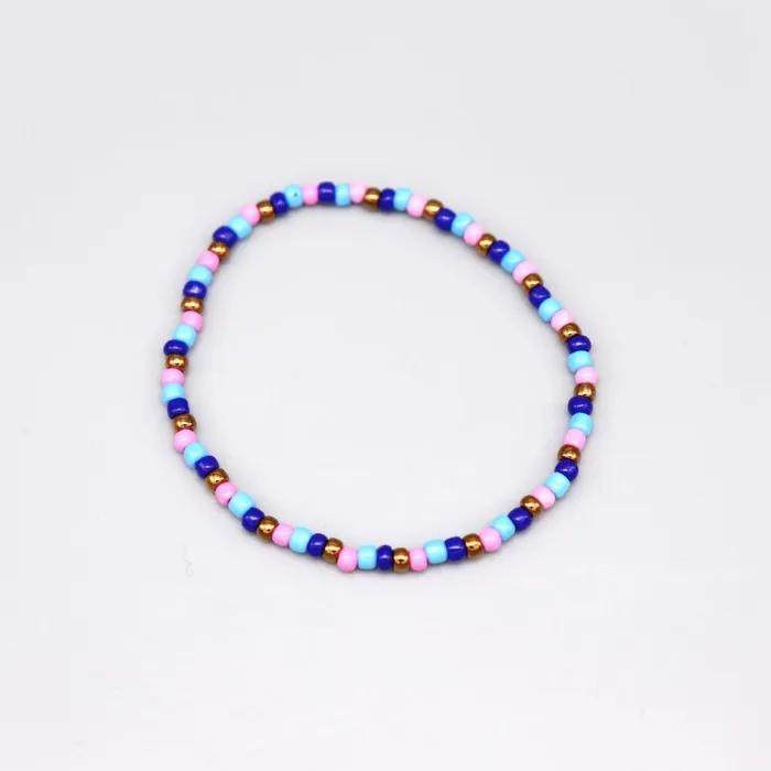 Bonbo Bronze Bead Mix Layered Bracelet 5 Colors