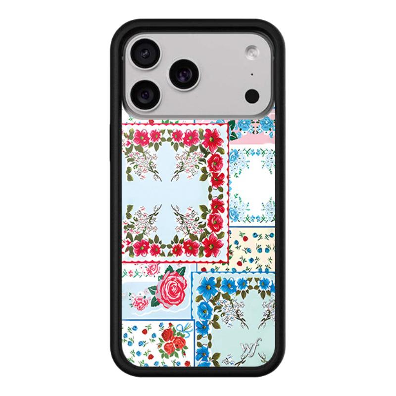 

Floral Photo Frame Phone Case for iPhone 15, 16, 17 Series (Pro Max/Plus) - Trendy Brand Cover iPhone 17